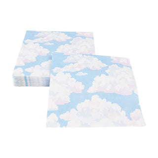 Caspari Blue Skies Luncheon Napkins - 20 Per Package 18490L