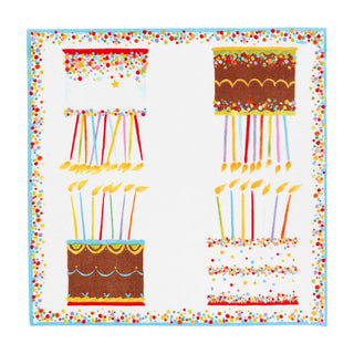 Caspari Birthday Cake Cocktail Napkins - 20 Per Package 18500C