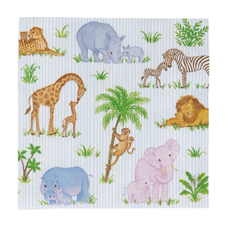 Caspari Safari Baby Luncheon Napkins - 20 Per Package 18510L