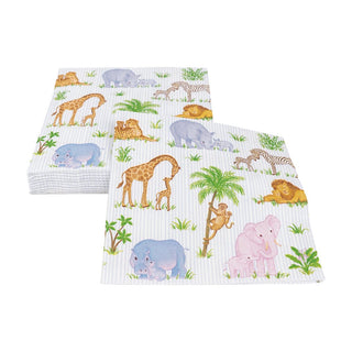 Caspari Safari Baby Luncheon Napkins - 20 Per Package 18510L