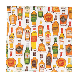 Caspari Whiskey Tasting Cocktail Napkins - 20 Per Package 18570C