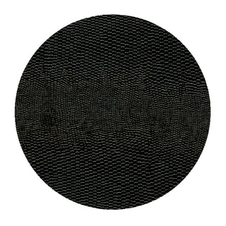 Caspari Black Lizard Coaster Round 8-In Felt 88085CR