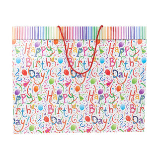 Caspari Happy Birthday Jumbo Gift Bags - 1 Each 88230B10