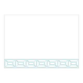 Caspari Garden Gate Light Blue Correspondence Cards - 12 Per Package 90692CCU12