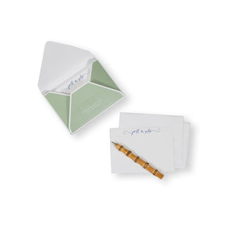 Caspari Just A Note Correspondence Cards - 12 Per Package 93612CCU12