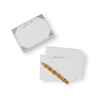 Caspari Just A Note Correspondence Cards - 12 Per Package 93612CCU12