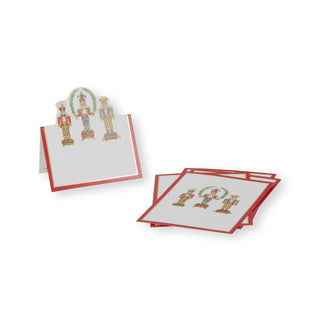 Caspari Nutcracker Christmas Die-Cut Place Cards - 8 Per Package 93908P