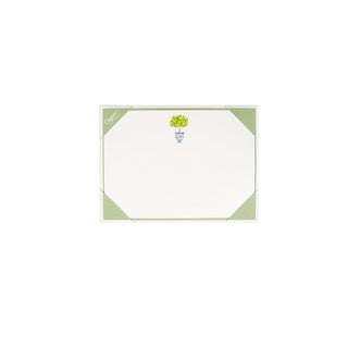 Caspari White Orchid Correspondence Cards - 12 Card & Envelopes 94607CCU12