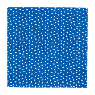 Caspari Small Dots Royal Blue Cocktail Napkins - 20 Per Package 9506C