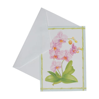 Caspari Orchid Conservatory Boxed Note Cards - 8 Note Cards & 8 Envelopes 95650.46