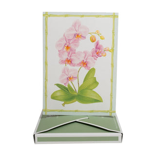 Caspari Orchid Conservatory Boxed Note Cards - 8 Note Cards & 8 Envelopes 95650.46