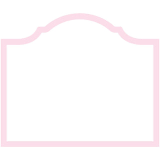 Caspari Arch Petal Pink Place Cards - 8 Per Package 95900P