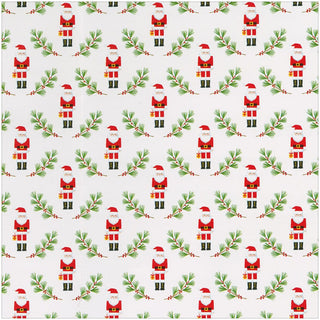 Caspari Little Santas Gift Wrap - One 30" X 8' Roll 97850RC