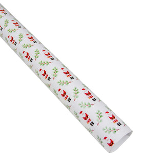 Caspari Little Santas Gift Wrap - One 30" X 8' Roll 97850RC