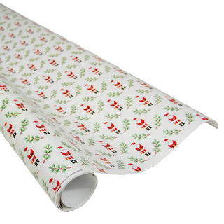 Caspari Little Santas Gift Wrap - One 30" X 8' Roll 97850RC