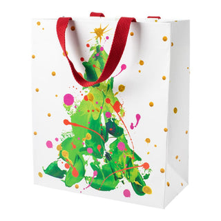 Caspari Splatter Tree Large Gift Bag - 1 Each 9808B7