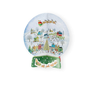 Caspari Winter Village Snow Globe Christmas 3D Advent Calendars - I Each ADV286