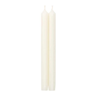 Caspari Straight Taper 10" Candles in White - 2 Candles Per Package, 3 Packages Included CA00.2X3