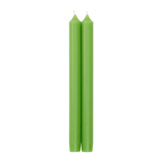 Caspari Straight Taper 10" Candles in Spring Green - 2 Candles Per Package, 3 Packages Included CA38.2X3