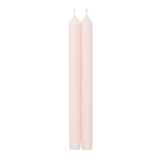 Caspari Straight Taper 10" Candles in Petal Pink - 2 Candles Per Package, 6 Packages Included CA53.2X6