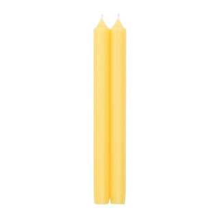 Caspari Straight Taper 10" Candles in Yellow - 2 Candles Per Package, 3 Packages Included CA62.2X3