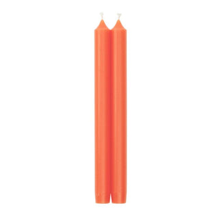 Caspari Straight Taper 10" Candles in Orange - 2 Candles Per Package, 6 Packages Included CA66.2X6