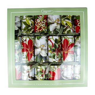 Caspari Christmas Garden Celebration Crackers - 6 Per Box CK176.12