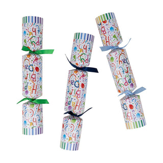 Caspari Happy Birthday Celebration Crackers - 8 Christmas Crackers per Box CK181.10