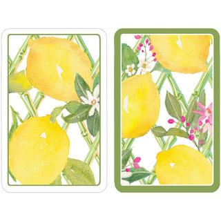 Caspari Limoncello Playing Cards - 2 Decks Included PC152