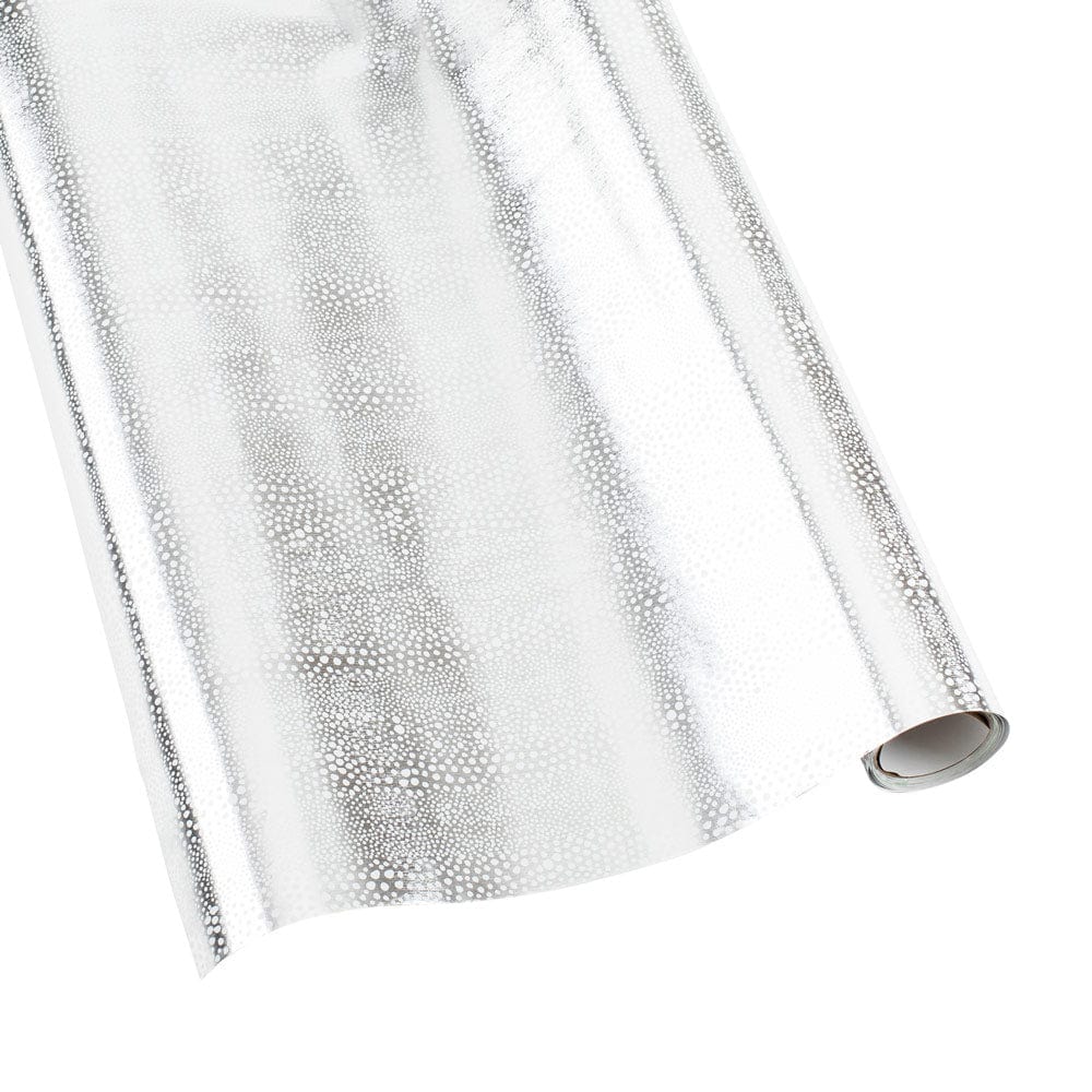 Silver Glitter Foil Fusing Rolls, Glitter Foil Rolls, DIY Foil Paper
