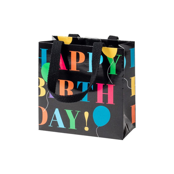 Caspari Happy Birthday Confetti Gift Bag Small