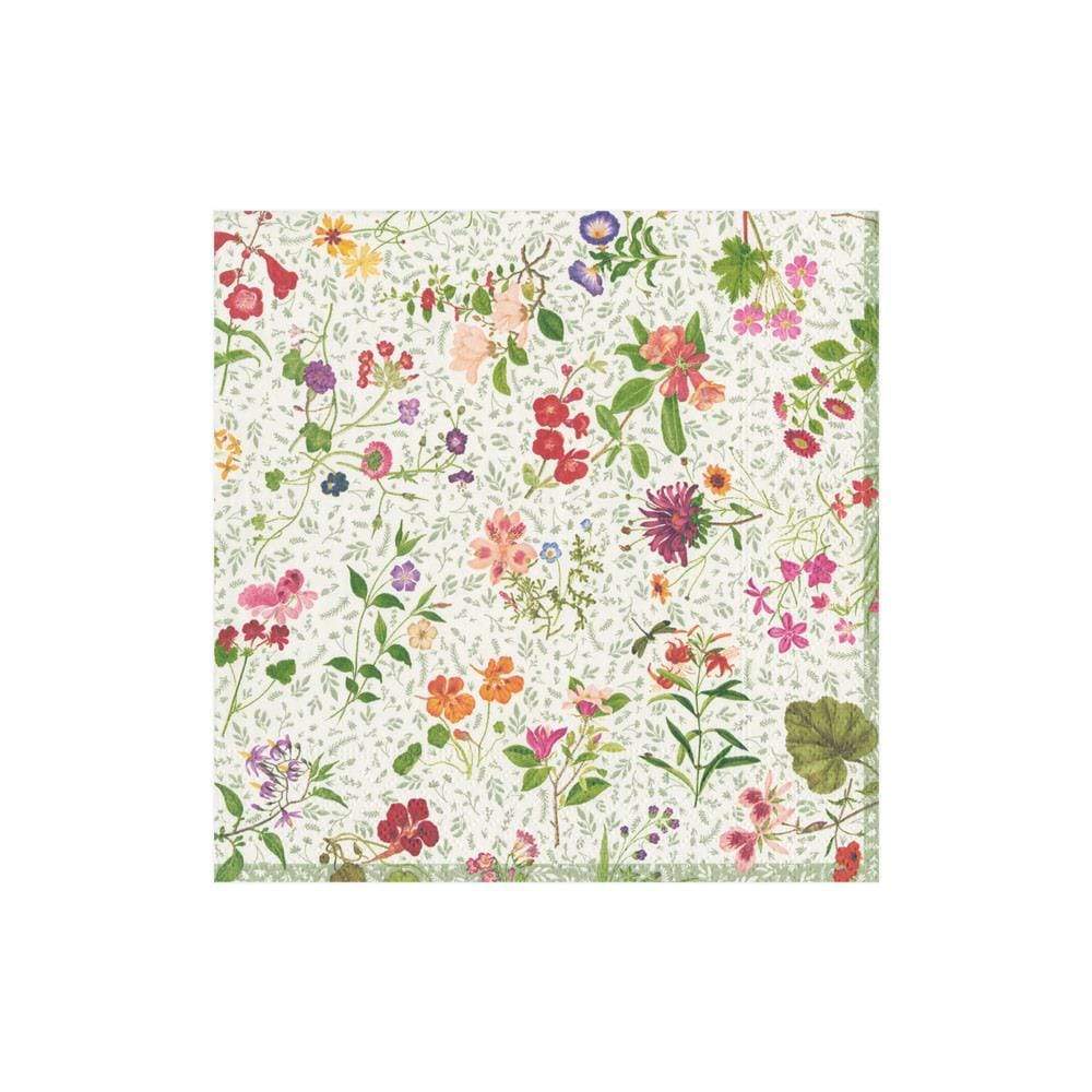 Navy Floral Garden Spring Wrapping Paper