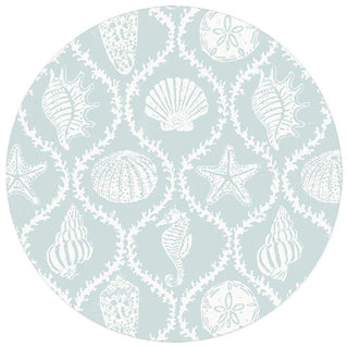 Caspari Seychelles Die-Cut Placemat in Aqua - 1 Per Package 3060PMS