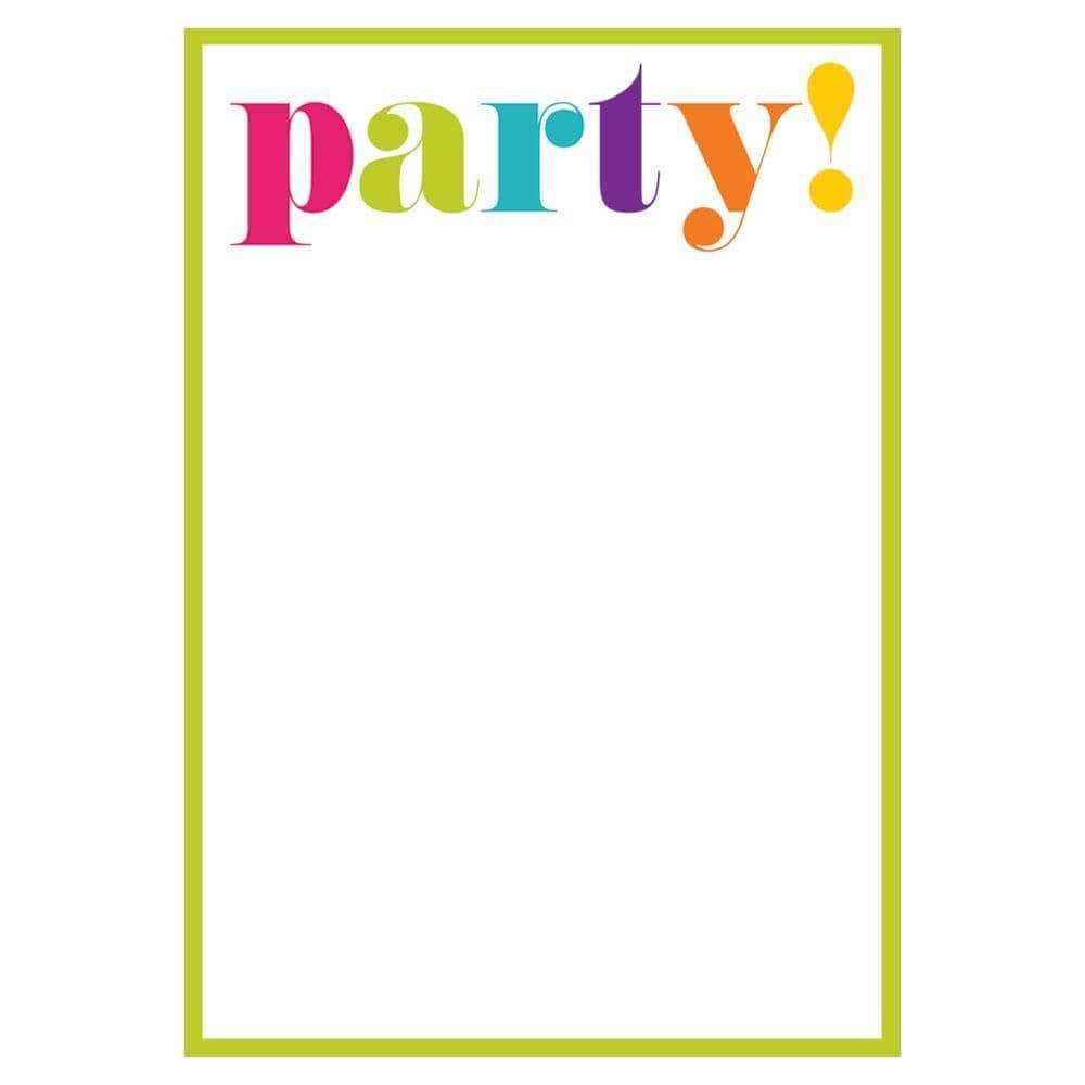 Blank Party Invitations, Quality Assured