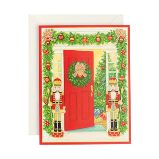 Caspari Nutcrackers at Open Door Boxed Christmas Cards - 16 Cards & 16 Envelopes 88226