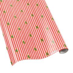 Caspari Christmas Leopards Gift Wrapping Paper in Red - 30 x 8' Roll –  Caspari