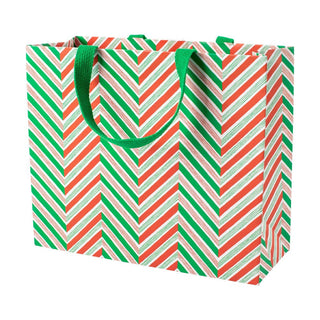 Caspari Candy Cane Stripes Large Gift Bag - 1 Each 9810B3