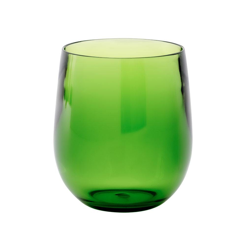 Sunnei striped tumbler glass - Green