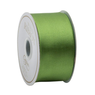 Caspari Ribbon Wired 9 Yards R699 Solid Green Satin