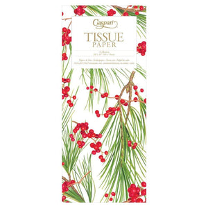  Fir Tree Printed Tissue - Christmas Tissue Paper